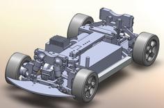 RC Rally Chassis: MF-01RA 3D Printer Model