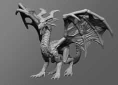 Undead Dragon 3D Printer Model