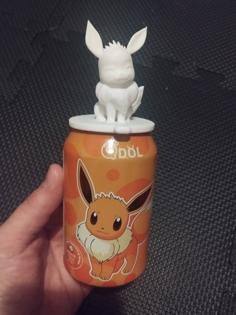 Eevee Can Lid 3D Printer Model