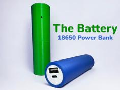 The Battery – 18650 Power Bank 3D Printer Model