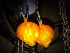 Pumpkin Skull Earring Remix 3D Printer Model