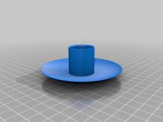 Candle Holder (baroque Style) 3D Printer Model