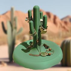 Cactus – Jewelry Stand 3D Printer Model