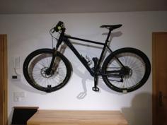 Mountain Bike Wall Mount 3D Printer Model