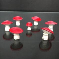 Fantasia – Mushrooms 3D Printer Model