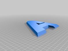 RAM Tailgate Letters 3D Printer Model