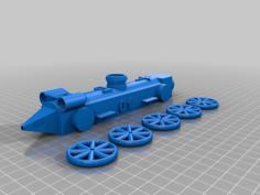 Ballon Powered Car 2 3D Printer Model