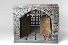 OpenForge Stone Gatehouse 3D Printer Model