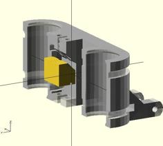 Enlarged Rostock Carriage V1.2 For 12mm Smooth Rod 3D Printer Model