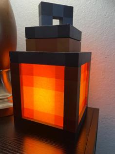 Minecraft Lantern 3D Printer Model