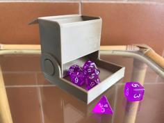 Compact Dice Tower/Box 3D Printer Model