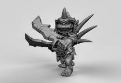 Goblin Leader 3D Printer Model