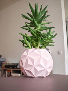 Geodesic Planter Pot 3D Printer Model