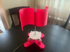 Vertical Wind Turbine 3D Printer Model