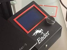 Ender 3 LCD Display Cover No Glue Inner Frame (under 20 Min) 3D Printer Model