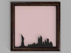 New York City Skyline 3D Printer Model