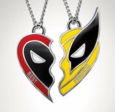 A Pair Of Deadpool 3 Rasomakh Pendant 3D Printer Model