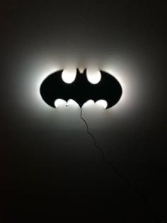 Batman LED Sign 3D Printer Model