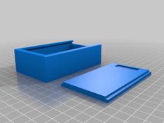 Magnetic Key Hiding Box With Sliding Lid -FIXED &No Supports Needed 3D Printer Model