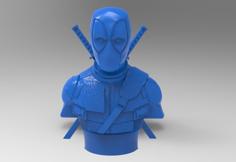 Deadpool Bust Remix 3D Printer Model