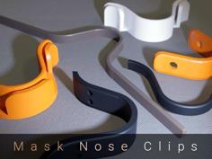 Nose Clips (for Face Masks) – Seven Varieties 3D Printer Model