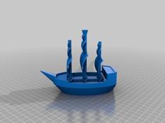 Boston Tea Party Memorial Ship Model 3D Printer Model