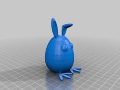 Bunny Egg 3D Printer Model