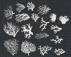 Coral 2D Wall Art 3D Printer Model