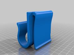 Fishing Rod Holder Belt Clip 3D Printer Model