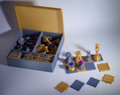 Chess Set Box 3D Printer Model