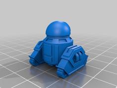 28mm Treaded Droid 3D Printer Model