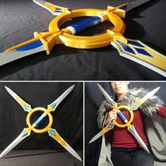 Trevor Belmont’s Cross Boomerang Weapon – Castlevania Season 4 3D Printer Model