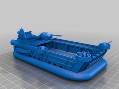 Tengo-Class Assault Vessel From The Heavy MetalGods Role Playing Game 3D Printer Model