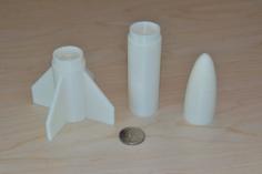 Model Rocket Toy 3D Printer Model