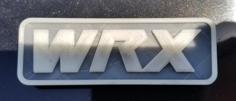 WRX Lock Badge 3D Printer Model