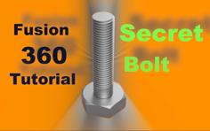 Secret Bolt 3D Printer Model