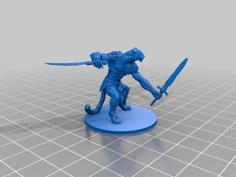 Remix – Tabaxi Fighter Rogue 3D Printer Model