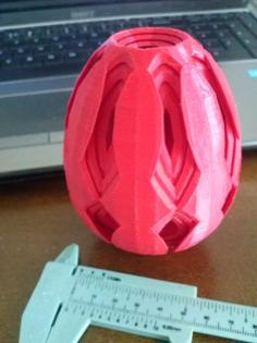 Easter Egg Vase 3D Printer Model