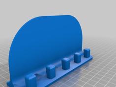 Wall Shelve With Key Rack 3D Printer Model