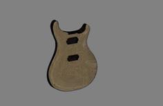 PAUL REED SMITH GUITAR BODY 3D Printer Model