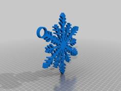 Snowflake 3D Printer Model