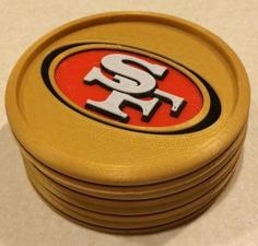 San Francisco 49ers Coaster 3D Printer Model