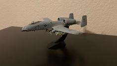 A-10 Thunderbolt II Display Stand 1/72 Scale 3D Printer Model