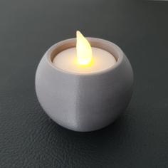 Spheric Tealight Holder, Slimprint 3D Printer Model