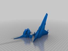 Battlestar Galactica Viper MKVII (clean) 3D Printer Model