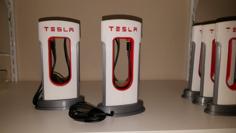 Tesla Charger Side Bars 3D Printer Model