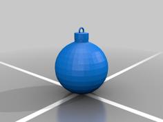 Weihnachtskugel – Christmas Ornament 3D Printer Model