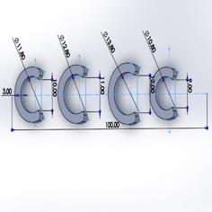 Chandelier Clips щипки за полилей 3D Printer Model