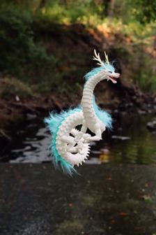 Lung Oriental Dragon Hollow Body Version 3D Printer Model