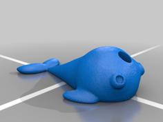 Narwhal Pencil Holder 3D Printer Model